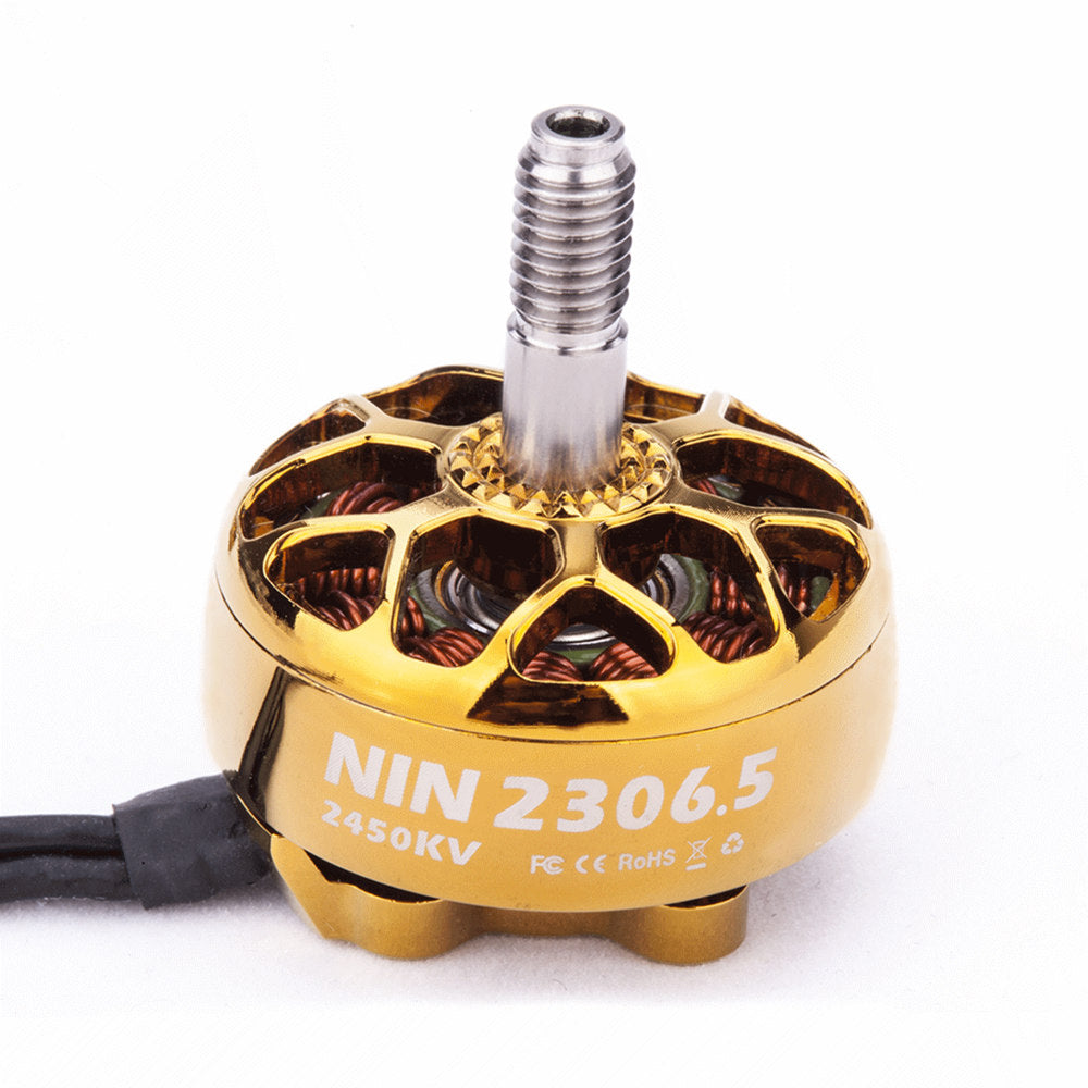 FLYWOO NIN PLUS N2306.5 2306.5 1750KV 2450KV 2750KV 2-6S Brushless Motor for RC Drone FPV Racing 