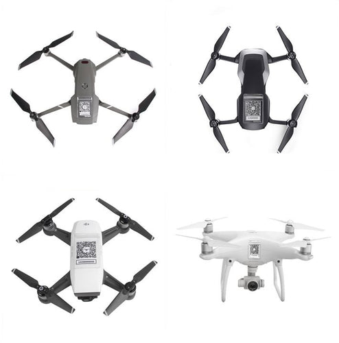 SUNNYLIFE QR Code Phone Number Sticker Waterproof Protective Bag for DJI MAVIC 2 Phantom 4 SPARK XIAOMI YUNEEC Q500 H480 Drone