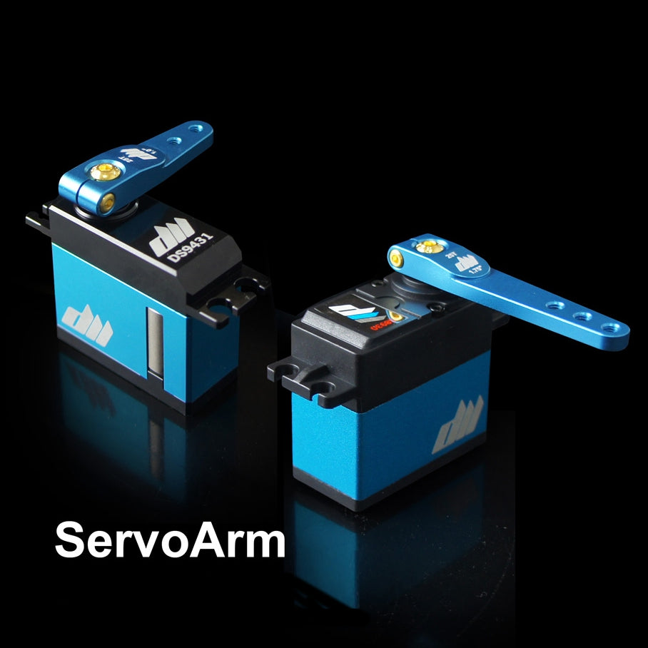 DUALSKY Half Servo Arm CNC Metal 1.25/1.5/1.75 Inch for 25T Servo 3D RC Airplane Gasoline Engine UAV Robot Boat Car