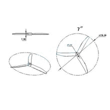 Tarot TL300E16 7045 3 leaves CW CCW propellers for RC Drone FPV Racing