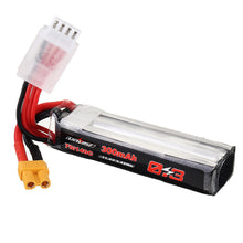 4Pcs URUAV 11.4V 300mAh 70C/140C 3S Lipo Battery XT30 Plug for RC FPV Racing Drone
