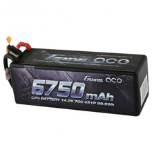 Gens ACE 14.8V 6750mAh 70C 4S1P XT90 Plug Lipo Battery for 1/8 RC Vehicles Model Car 