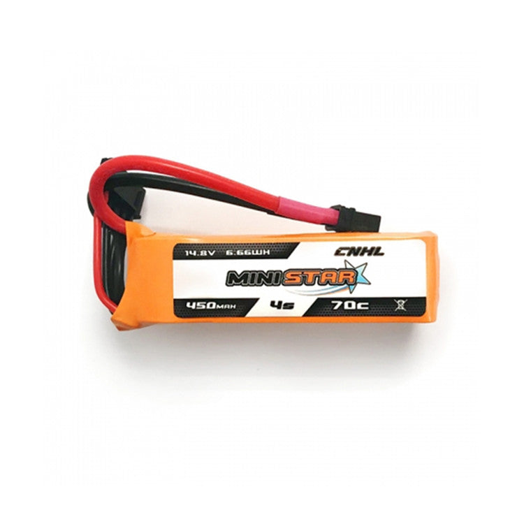 CNHL MiniStar 450mAh 14.8V 4S 70C Lipo Battery XT30U Plug for RC Drone FPV Racing 