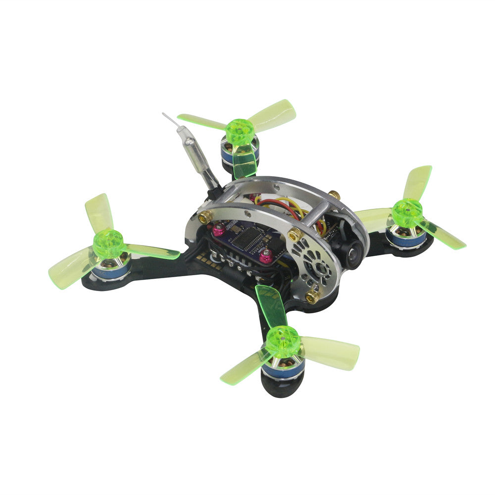 KINGKONG/LDARC FLY EGG V2 100 100mm RC FPV Racing Drone F3 12A 4in1 Blheli_S 25/100MW 800TVL PNP BNF