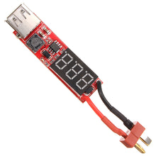 2S-6S Lipo Battery to USB Power Converter Adapter Digital Display 5V 1A