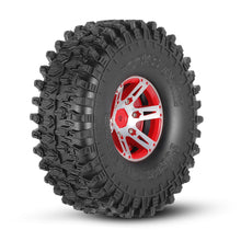 4Pcs AUSTAR AX-5020B 1.9 Inch 1/10 Rock Crawler Tires with Metal Hub for Traxxas SCX10 AXIAL RC Car