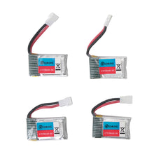 4Pcs 3.7V 150mAh 30C 1S Lipo Battery White Plug with JJRC X8 Charger 