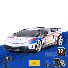 JHL 1/16 2.4G 4WD Drift Rc Car Titanium Alloy Shell with LED Light Racing Toys