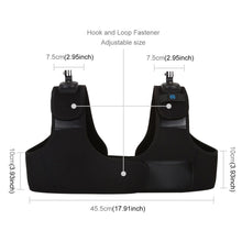 PULUZ Neoprene Dual & Single Shoulder Strap Adjustable Chest Belt Mount for GoPro HERO 8 Black 7 6 /5 DJI OSMO Action Xiaoyi Action Camera