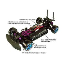 HSP 94123 1/10 4WD 2.4G 540 Motor 7.2V 1800Mah Battery On Road Drifting RC Car 