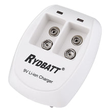 RYDBATT JBC005-01 2 Slots LED Display Battery Charger for 9V Lipo Battery 