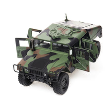 HG P408 Upgraded Light Sound Function 1/10 2.4G 4WD 16CH RC Car U.S.4X4 Military Vehicle Truck without Battery Charger
