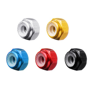 10Pcs M2 Manual Knurled Thumb Aluminum Alloy Screw Nut Spacer Flat Washer