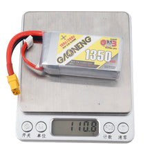Gaoneng GNB 11.1V 1350mAh 100C 3S Lipo Battery XT60U-F Plug for iFlight Nazgul5 227mm