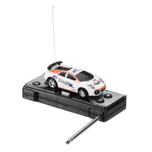 1PC 1/58 Electric Mini Coke Rc Car W/ LED Light Radio Remote Control Micro Racing Toy Random Color 