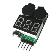 Power Genius PG VM004 Battery Voltage Tester Low Voltage Buzzer Alarm for 1-4S Lipo Battery 