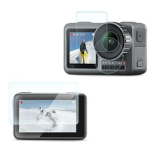 Sunnylife 2.5D Anti-Scratch Tempered Glass Screen Protector Protective Film Sets Clear for DJI OSMO ACTION Camera