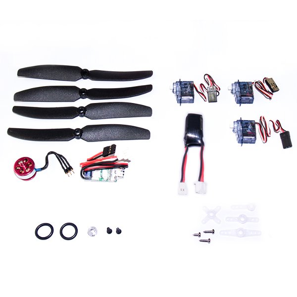 Dancing Wings Hobby DW C10 2900KV Micro Brushless Motor ESC Servo LiPo Battery Propeller Power System Combos