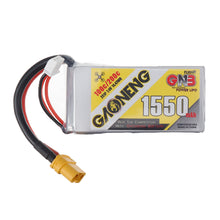 Gaoneng GNB 7.4V 1550mAh 100C 2S Lipo Battery XT60 Plug for FPV Racing Drone