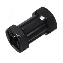 4pcs RC 1/10 Model Car Aluminum Alloy Extended Wheel Hex Hub Upgrade Parts Black