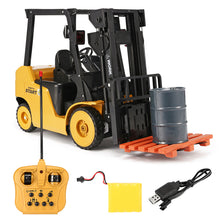 Ao Hai 3828 1/8 11CH Rc Car Forklift Truck With Light Music Demonstration Toy