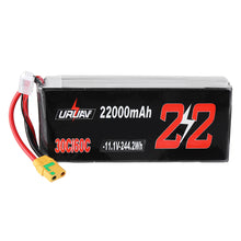 URUAV 11.1V 22000mAh 30/60C 3S Lipo Battery XT90 Plug for Quadcopter Agriculture Drone Outdoor Charger Power