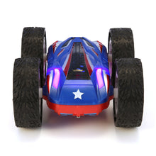 Samewing 9888 2.4G Double-sided Stunt Off-road Rc Car 360 Degree Flip W/ LED Light Random Color