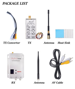 1.2G TX1000 1W 1000mW 8CH Transmitter RX02 12CH Receiver FPV Combo Up to 3km 