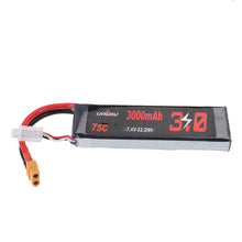 URUAV 7.4V 3000mAh 75C 2S Lipo Battery XT60 Plug for RC Drone RC Car