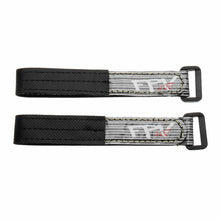 2Pcs RJX FPV AF 220x20mm 3M Fiber Black Plastic/Metal Buckle Battery Straps