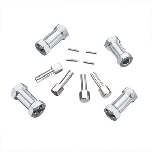 12mm Wheel Hub Hexagonal Coupler Drive Adapter 25mm Extension For 1/10 RC Crawler SCX10 WRAITH RC Car Parts