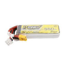TATTU R-LINE V1.0 7.4V 550mAh 95C 2S Lipo Battery XT30U-F Plug For RC Drone