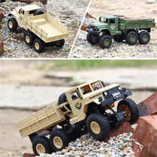 JJRC Q68 Q69 1/18 2.4G 4WD RC Vehicle Off-Road Military Truck Car RTR Model 
