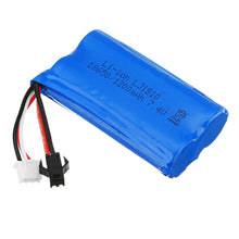 HS 18650 7.4V 1200mAh 25C 2S Li-ion Battery Anti-Reverse Plug for 18301/18302 18311/18312 Rc Car