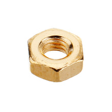 50Pcs M2 M2.5 M3 M4 M5 Gold Plated Carbon Steel Screw Nut 