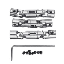 3PCS Metal Universial Drive Shaft for WPL B16 B36 1/16 6WD Rc Car Parts