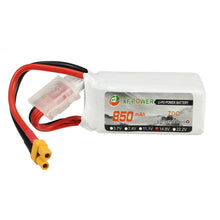 4Pcs XF Power 14.8V 850mAh 4S 70C Lipo Battery XT30 Plug