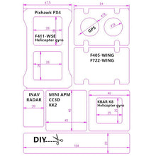 1PC Double-sided Tape Shock Absorber Sponge Adhesive Sticker Flight Control Gyro Damping Foam Pad for FPV RC Drone Pixhawk APM F405 F722 F411