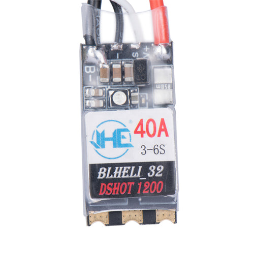 40A 3-6S Blheli 32 Brushless ESC Dshot1200 Ready RGB LED for RC Drone FPV Racing
