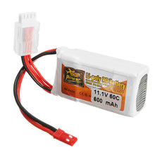 ZOP Power 11.1V 600mAh 60C 3S Lipo Battery JST Plug