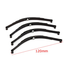 4pcs 1/10 Leaf Springs Set HighLift Chassis For 1/10 D90 RC Crawler Car Parts Black