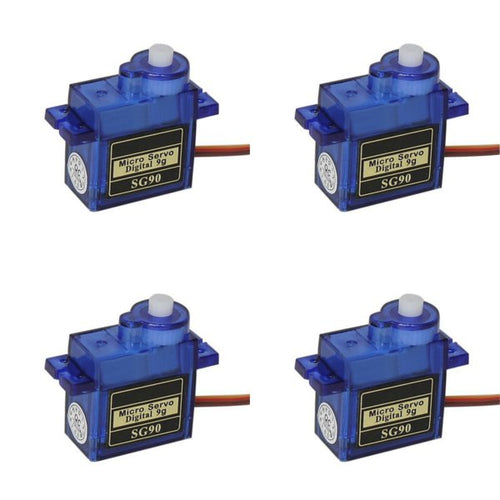 4X SG90 Mini Micro Digital Servo 9g For RC Models