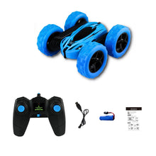 JJRC D828 1/24 2.4G 4WD Double-Sided Stunt Rc Car 360° Rotation W/ LED Light Toy 