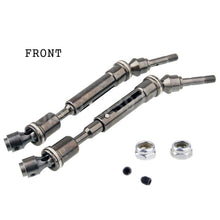 2Pcs RC Car Upgrade Alloy Front Rear Universal Drive Shaft CVD For 1/10 Scale Models Traxxas Slash