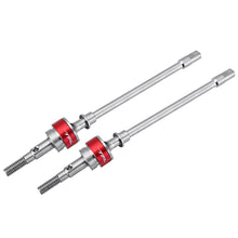 2PCS TFL Stainless Steel Front CVD Drive Shaft for Original Axial SCX-10 1/10 Rc Car Parts C1401-22R