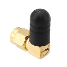 1PC 25mm 2.4G 2DBi Gain SMA-J Male Connector Black 90 Degree/Straight Mini Short FPV Thumb Antenna 