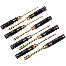 Yunzhong 16Pcs Hex Phillips Screw Flat Nut Screwdriver Tools with Bag for RC Model