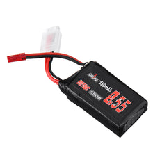 URUAV 11.1V 550mAh 80/160C 3S Lipo Battery JST Plug for FPV Racer Drone