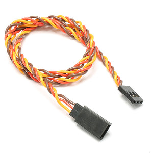  10pcs 22AWG 60core Futaba JR Anti-interference Servo Extension Cable 