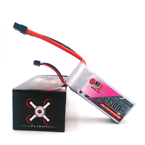 GNB 4S1P 1300mAh 4S 130C 14.8V XT60 LiPo Battery For RC Drone 